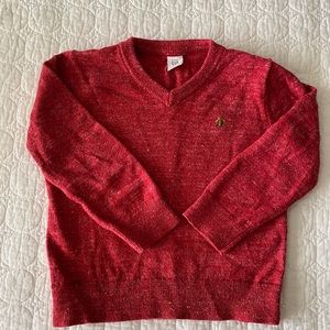 Red Gap sweater perfect for Christmas/Valentines Day school parties :)